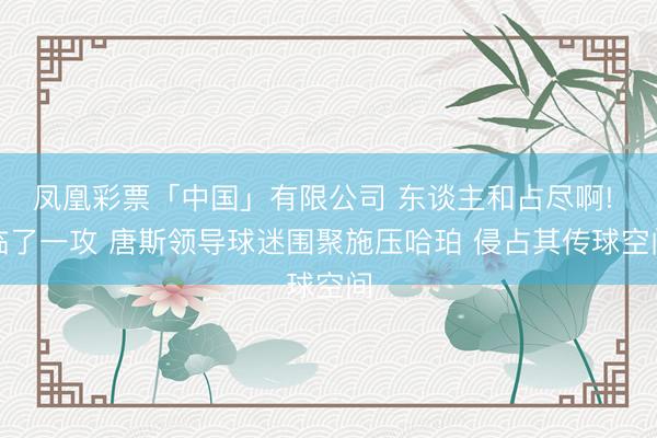 凤凰彩票「中国」有限公司 东谈主和占尽啊! 临了一攻 唐斯领导球迷围聚施压哈珀 侵占其传球空间
